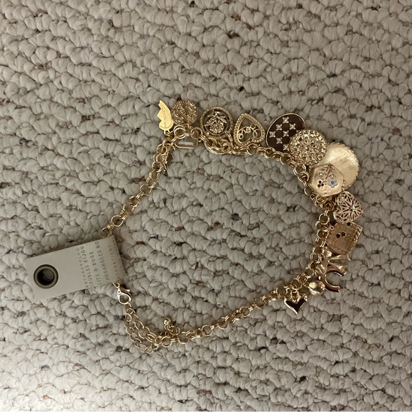 Anthropologie Gold Charm Necklace - Picture 3 of 3